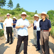 刘尤碧一行到冷水滩区调研“怀素草堂”项目