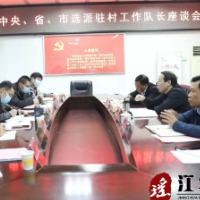 江华：段贵建主持召开中央、省、市选派驻村工作队长座谈会