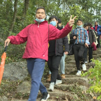 “大美永州”大穿越活动、“重走长征路”永州市文旅广体系统徒步穿越活动在宁远举行