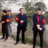 东安：谢梅芳开展2022年第一季度巡河工作