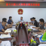 蓝山县第十八届人大常委会第五次会议召开