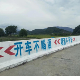 宁远：安全标语“上墙” 文明交通“上心”