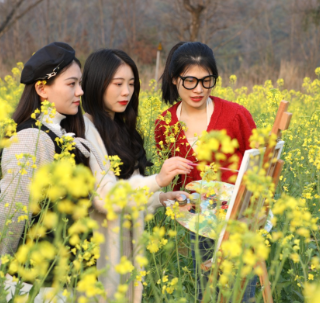 宁远：油菜花开客自来