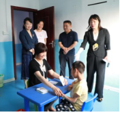 谢梅芳到永州新希望康复中心走访慰问东安籍残疾学生