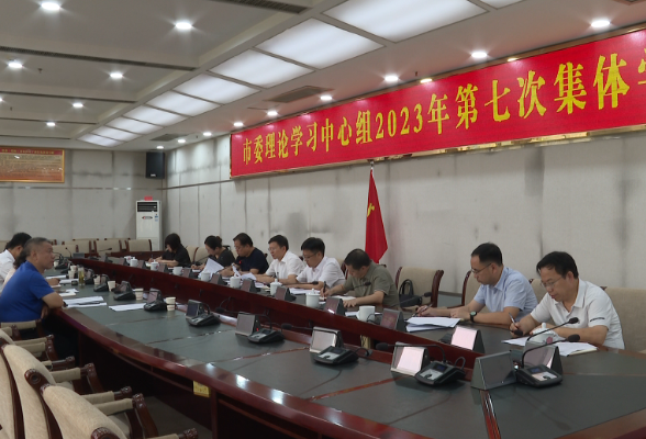 祁阳市委理论学习中心组举行2023年第七次集体学习