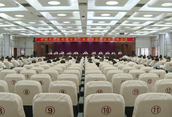 中国共产党祁阳市第一届委员会第五次全体会议召开
