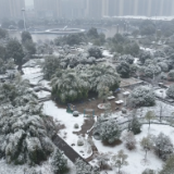 祁阳迎来今年冬天的第一场雪