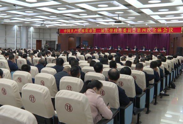 中国共产党祁阳市第一届纪律检查委员会第四次全体会议召开