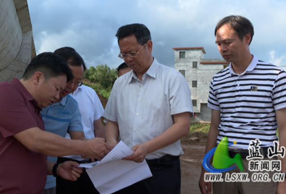 蓝山：龙向洋调研毛俊水库灌区工程建设工作