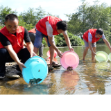 江永县：增殖放流130万尾鱼种