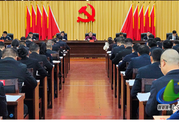 中国共产党蓝山县第十三届委员会第八次全体会议召开