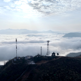 双牌差转台：冬日云海翻涌 美轮美奂似仙境