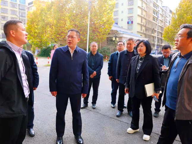 祁阳：蒋崇华到城区调研创建全国文明城市工作