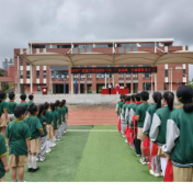 冷水滩区富强小学举行一年级新队员入队仪式