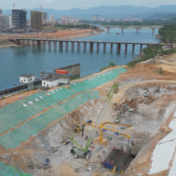 湘江永州至衡阳三级航道建设三期工程浯溪二线船闸项目进展蹄疾步稳