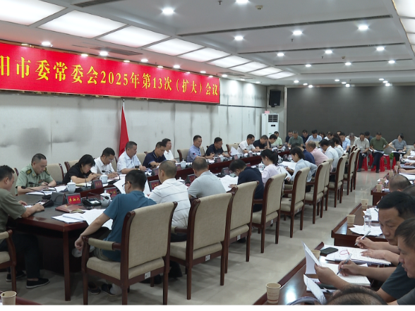 祁阳市委常委会2025年第13次（扩大）会议召开