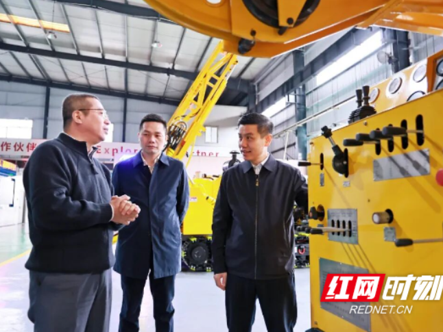 永州经开区：周润润到园区企业项目调研