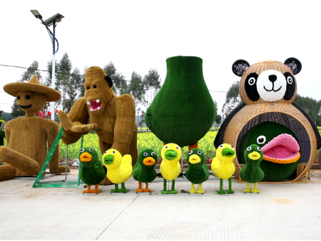 江永：“稻田公园”筹备就绪 千亩油菜花海静待周末首批游客