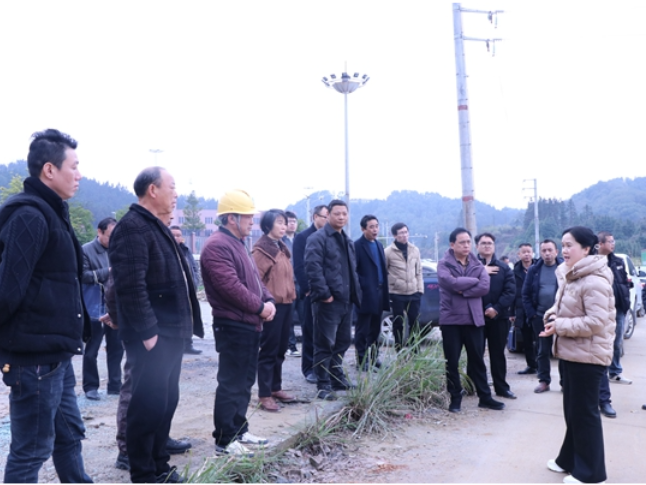 金洞管理区召开市重点项目现场会