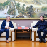 永州丨朱洪武会见重器集团董事长田超、总裁池慧雄一行