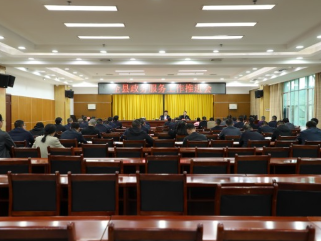 东安县召开全县政务服务工作推进会