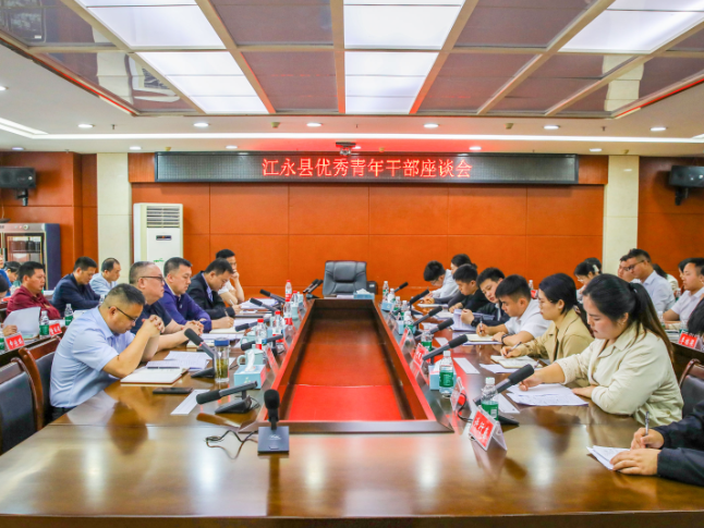 江永县召开优秀青年干部座谈会
