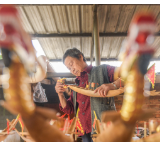 湖南道县:七旬匠人的61载龙舟情(组图)