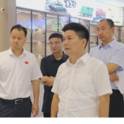 秦志军到蓝山走访调研外资外贸企业