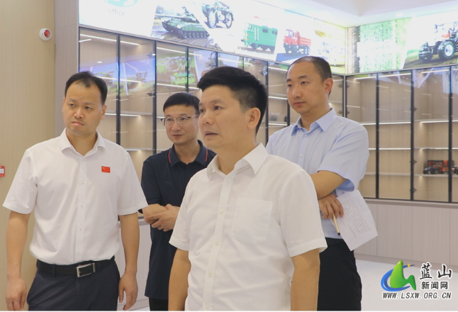 秦志军到蓝山走访调研外资外贸企业