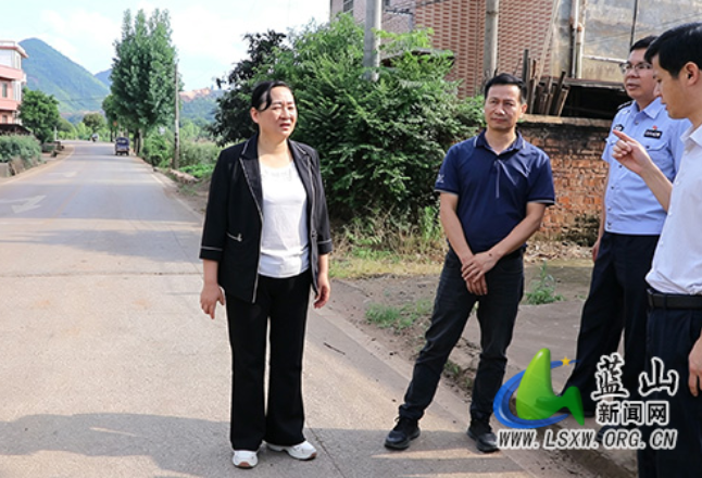 蓝山：邓群调研道路交通安全工作
