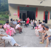 金洞管理区:屋场夜话进站点 养老认证暖人心