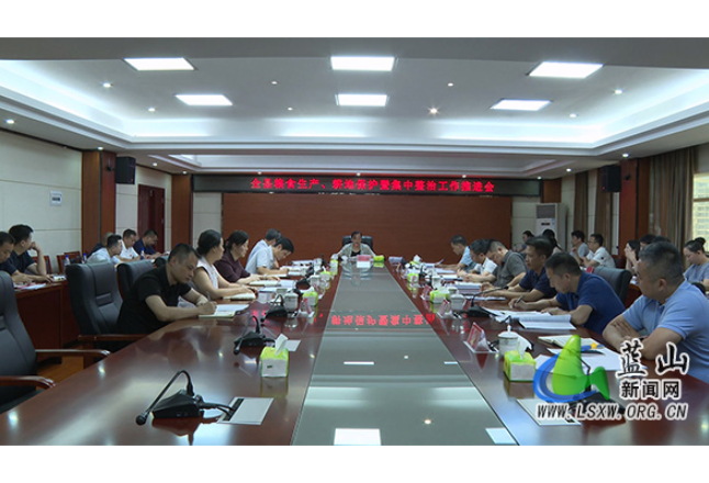 蓝山县粮食生产、耕地保护暨集中整治工作推进会召开