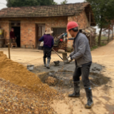 益阳:战寒冬 赫山区高标准农田建设正酣