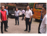 马文才对国家卫生城市复审准备工作进行督查