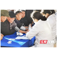 资阳区迎风桥镇：下乡医疗巡诊  情系退役军人