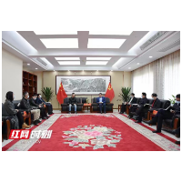 视频｜共同守护一江碧水 瞿海与长沙汉创董事长杨峥嵘一行座谈