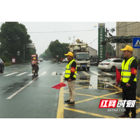 沅江：强化“两站两员”交通劝导 守住乡村道路“安全关”