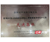 益阳医专获评“湖南省高校大学生心理健康教育研究与实践先进集体”