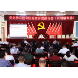 大通湖区委书记何军田到河坝镇开展党史学习教育集中宣讲