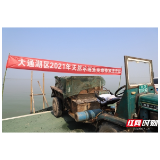 260万尾鱼苗畅游大通湖