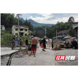 桃江县马迹塘镇：争分夺秒开展灾后重建工作