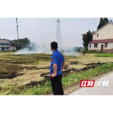 赫山区八字哨镇：“双抢”时节农活忙 秸秆禁烧要抓牢