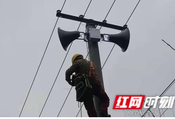 大通湖：喇叭说“两会”精神传万家