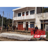 赫山泉交河镇：胡林翼故居沿线立面改造工程有序推进