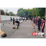 南县明山头镇开展消防安全培训和疏散逃生演练