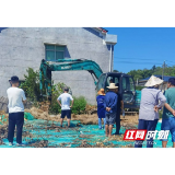 赫山区依法强制拆除一处占用耕地违法设施