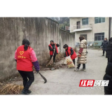 安化县城南区开展“欢度健康年”村庄清洁行动