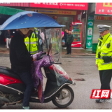 桃江交警：节前整治下乡 筑牢防线保安