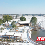 赫山区欧江岔镇：小镇雪景美如画