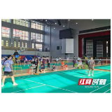 2024年益阳市中等职业学校“文明风采”活动羽毛球比赛在安化开赛